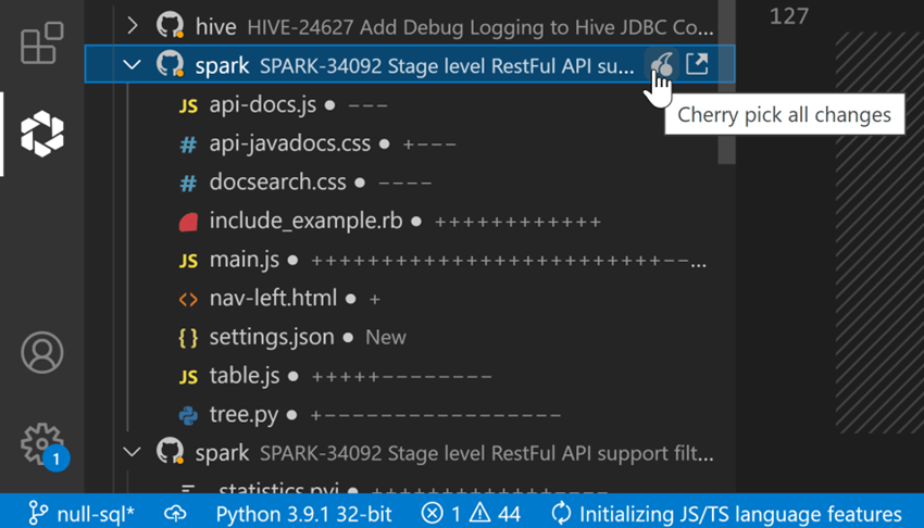 Cherry-Pick Your Teammate's Changes Without Push 'n Pull-ing To Your Repo In VS Code